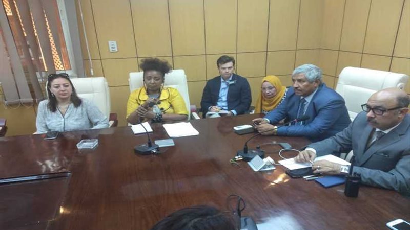 وفد من صندوق الأمم