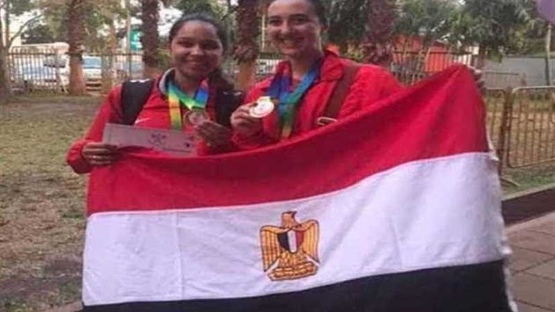 أبطال مصر في الريشة