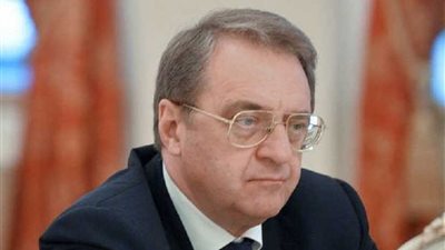 بوجدانوف يبحث مع ممثل رئيس وزراء لبنان الوضع على الحدود اللبنانية الإسرائيلية