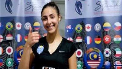 هانيا الحمامي تتأهل لنصف نهائي بطولة الصين للاسكواش