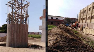 بدء العمل بالصرف الصحي بقريتين في البحيرة بتكلفة 55 مليون جنيه