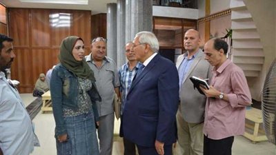 محافظ الدقهلية يتفقد منظومة تقنين أملاك الدولة