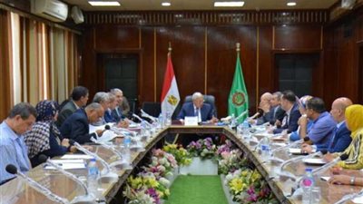 محافظ الدقهلية في اجتماع لجنة 