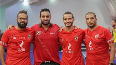 فريق تنس طاولة الأهلي للرجال يتأهل إلى نهائي البطولة العربية