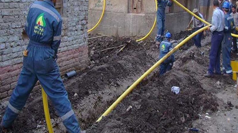 توصيل الغاز الطبيعي