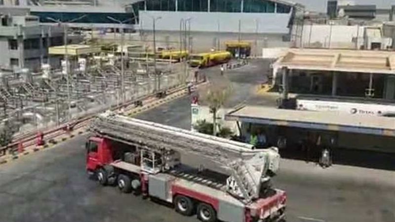 تجربة طوارئ بمستودع