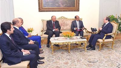 الرئيس السيسى يستقبل وزير خارجية جيبوتى