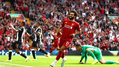 محمد صلاح يضيف الهدف الثالث للريدز في شباك نيوكاسل