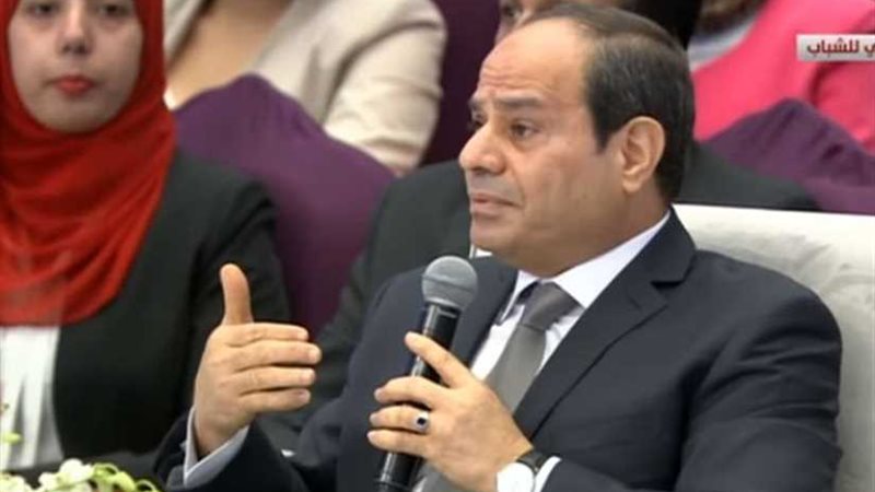 الرئيس السيسي يرد