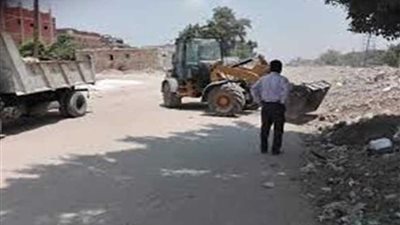 رفع 243 طنًا من القمامة والمخلفات الصلبة أبوقرقاص