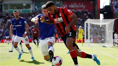 بورنموث يفوز على إيفرتون 1/3 في الدوري الإنجليزي الممتاز