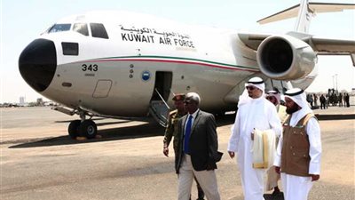 وصول طائرة مساعدات كينية إلى مطار الخرطوم