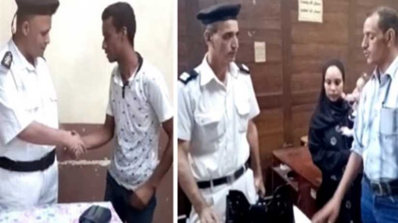 إعادة حقيبتين بداخلهما