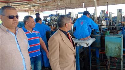 انتظام العمل بمصنع الغاز في حوش عيسى بالبحيرة (صور)