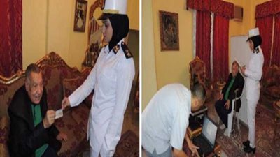 نظراً لظروفه الصحية.. قطاع الأحوال المدنية يوفد مأمورية لاستخراج بطاقة الرقم القومي لمسن بمحل إقامته بالقاهرة