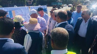 وزير النقل ومحافظ الدقهلية يتفقدان رافد جمصة