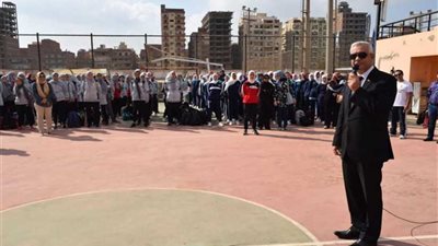 انطلاق العام الدراسي بجامعة المنوفية بتحية العلم