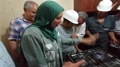 محافظ أسيوط يعلن عن بدء تشغيل الغاز الطبيعي بالقوصية