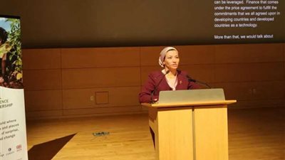 وزيرة البيئة تحذر العالم من تجاهل التغيرات المناخية