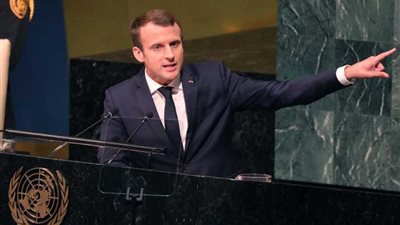 ماكرون أمام الأمم المتحدة: يجب العمل لإيجاد حل سياسي للأزمة السورية