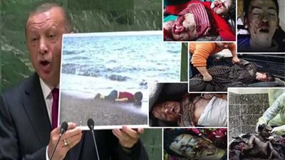 الإرهابي يتباكى على ضحاياه .. ويتعامل مع العالم كأنه مصاب بـ