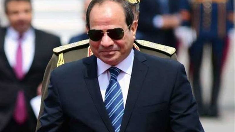 الرئيس السيسي يصل
