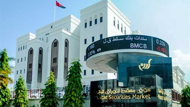 مؤشر سوق مسقط يغلق