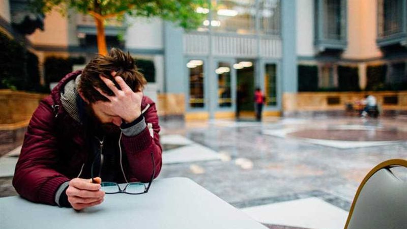 في حالة القلق والتوتر..