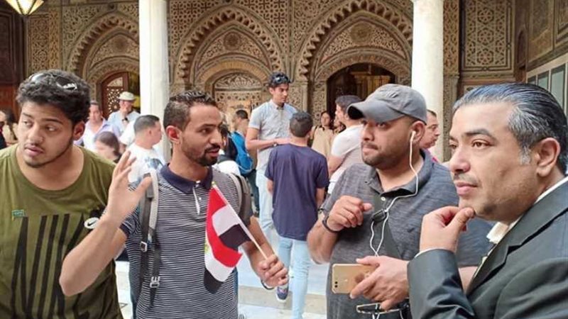 ‎بالصور .. وفد الشباب