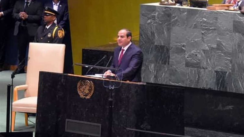 الرئيس السيسي يستعرض