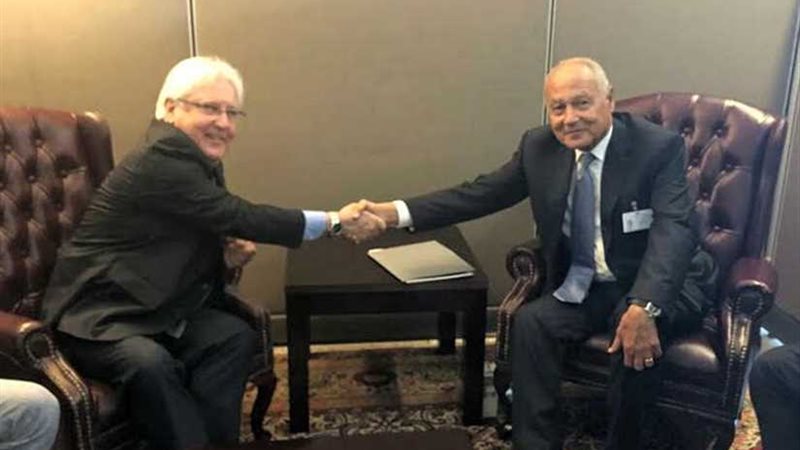 أبو الغيط يلتقي المبعوث