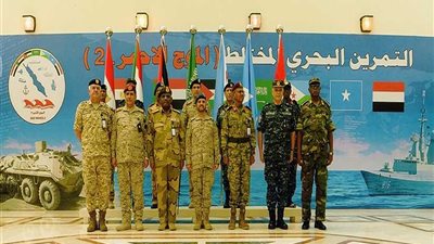 اختتام فعاليات التدريب البحرى المشترك 