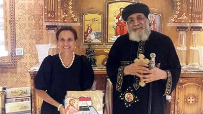 البابا تواضروس الثاني يلتقي سفير مصر بجنوب السودان