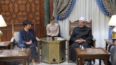 الإمام الأكبر يستقبل مديرة منتدى ريميني للصداقة بين الشعوب