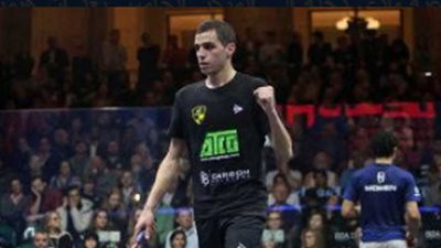 علي فرج ورنيم الوليلي يوصلون تربعهما على عرش التصنيف العالمي للإسكواش