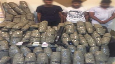 سقوط عصابة المخدرات بالشرقية وبحوزتهم 200 كيلو بانجو وسلاح نارى