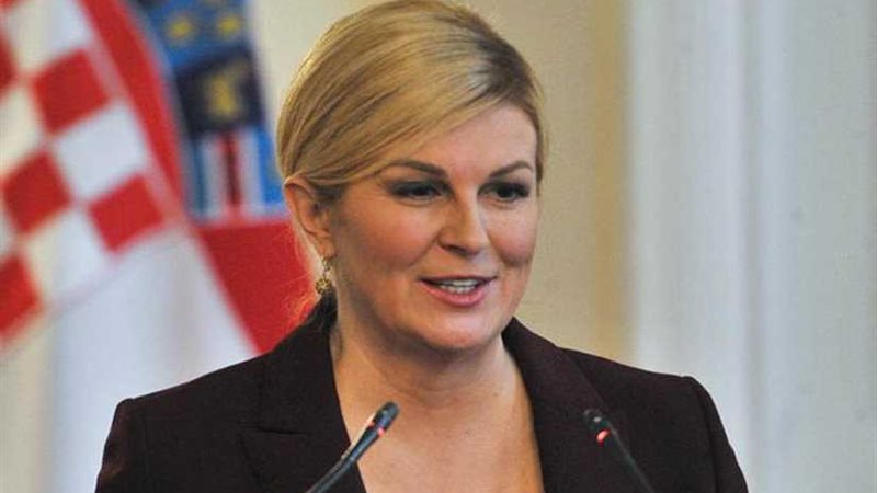 رئيسة كرواتيا تعلن