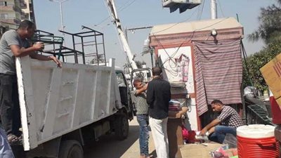 رفع 471 حالة إشغال متنوعة في حملة مكبرة ببني سويف