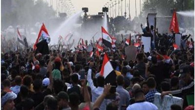 عمليات بغداد: اعتقال أشخاص بصفوف المتظاهرين يحملون مواد حارقة