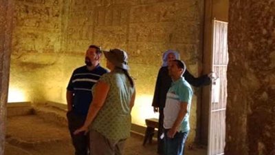 المناطق الأثرية بالمنيا تستقبل وفدين من فرنسا وبلجيكا