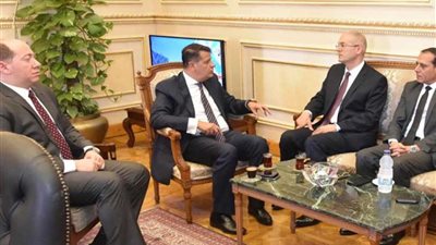 رضوان يستقبل سفير مصر بساحل العاج