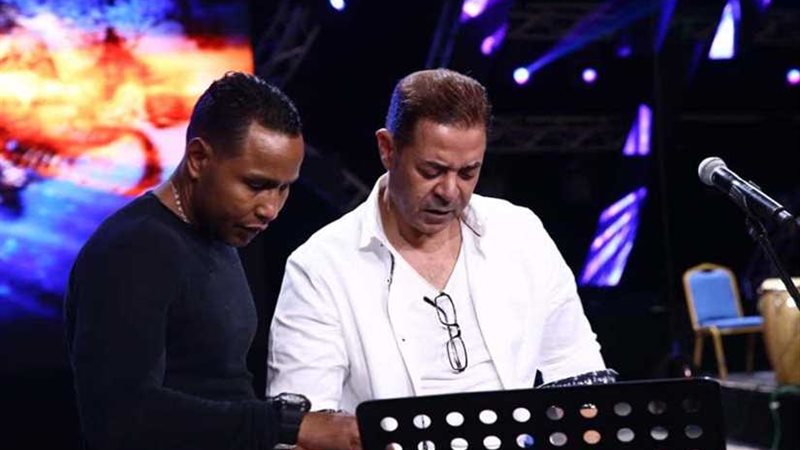 صور- بروفات حفل أكتوبر..