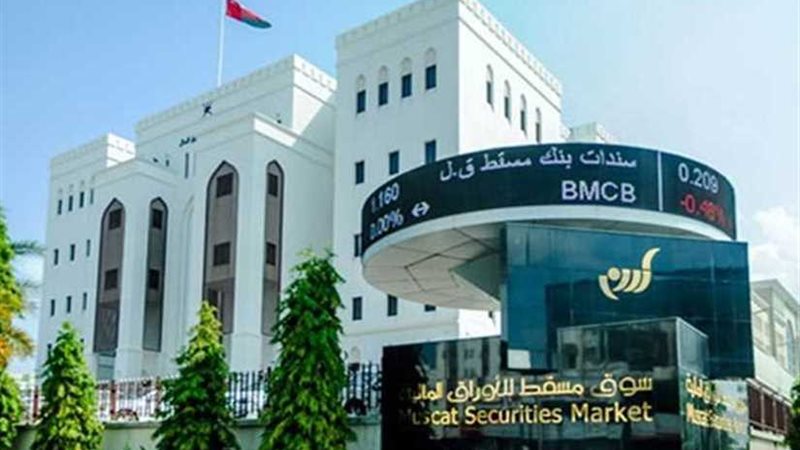 مؤشر سوق مسقط يغلق