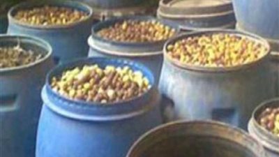 ضبط 7.5 طن مخلل فاسد في حملة تموينية بالبحيرة