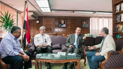 الملحق الثقافي السعودى يلتقي رئيس هيئة الكتاب