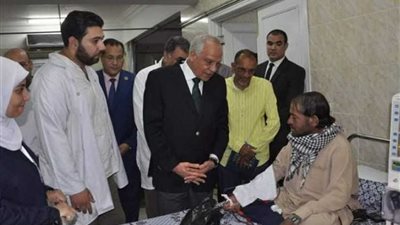 محافظ الجيزة يوجه بتوفير أطقم بشرية لسد العجز بمستشفى الحوامدية