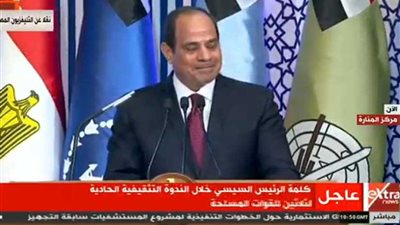 الرئيس السيسي: من لا يملك جيشا وطنيا وسلاحا عصريا لا يملك أمنًا
