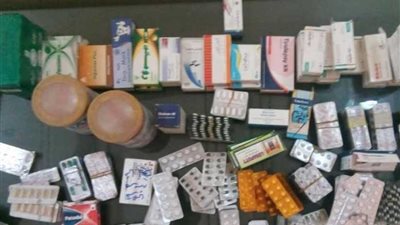 ضبط 70 صنفًا دوائيًا غير مسجل بوزارة الصحة بالدقهلية