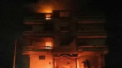 ضبط 32 شخصًا في واقعة حرق منزل المتهمة بقتل شاب بالدقهلية