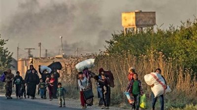 نزوح 300 ألف مدني شمال سوريا منذ بدء الهجوم التركي